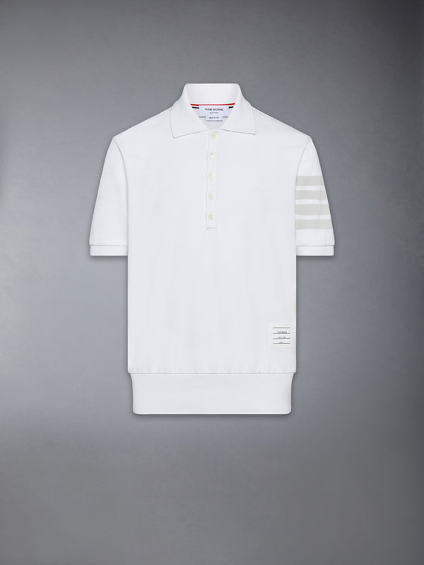 GARMENT OVERDYED JERSEY 4-BAR POLO - featured image