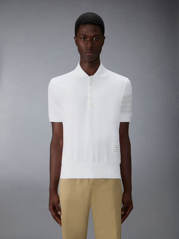 GARMENT OVERDYED JERSEY 4-BAR POLO - image 1