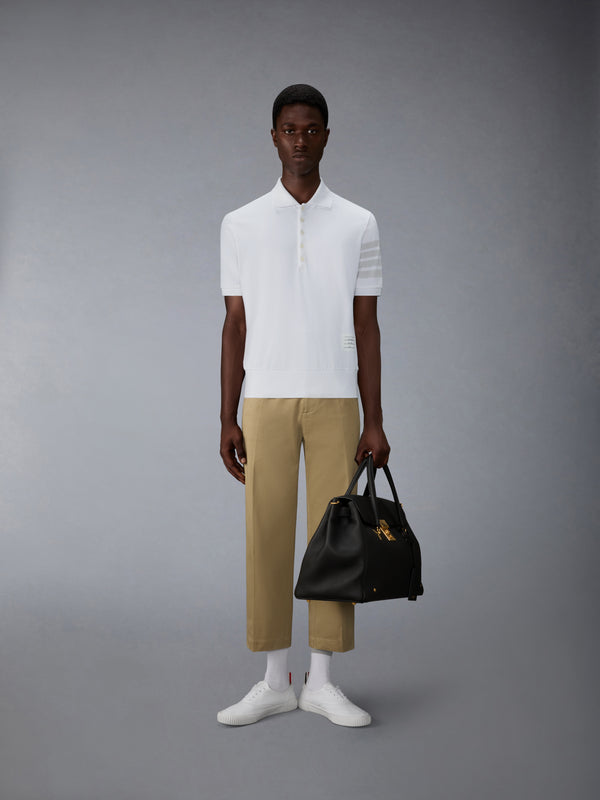GARMENT OVERDYED JERSEY 4-BAR POLO - image 3
