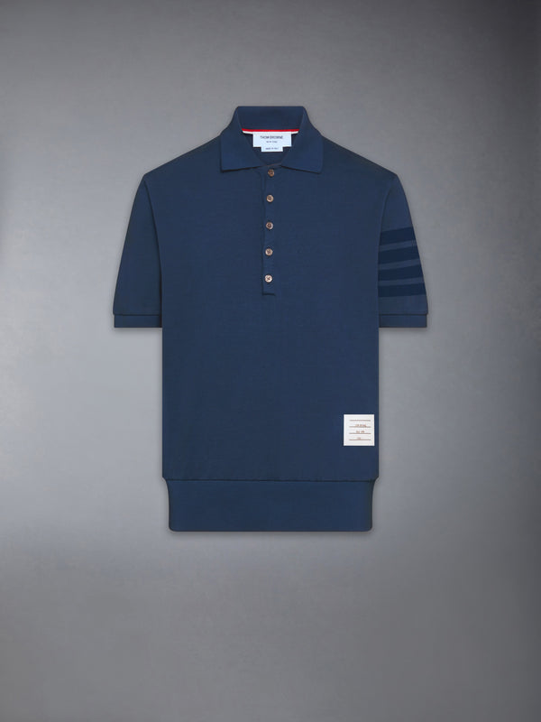 GARMENT OVERDYED JERSEY 4-BAR POLO - featured image