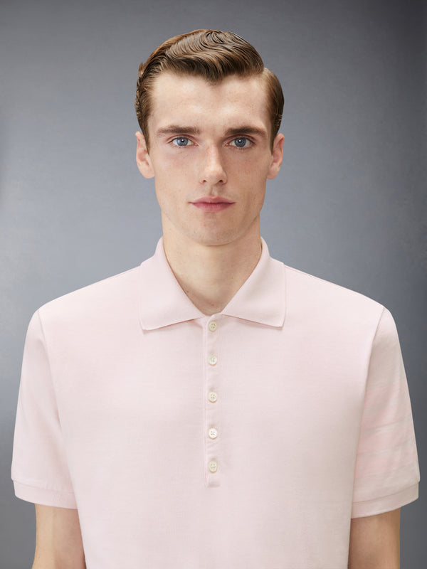 GARMENT OVERDYED JERSEY 4-BAR POLO - image 5