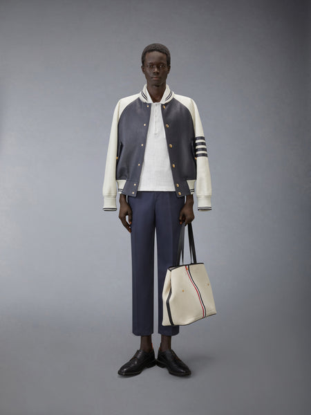 TEXTURED COTTON LINEN POLO WHITE