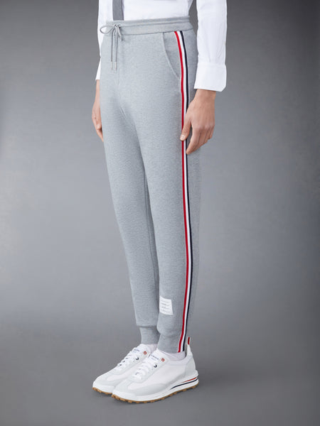 CLASSIC LOOPBACK STRIPE SWEATPANTS LT GREY