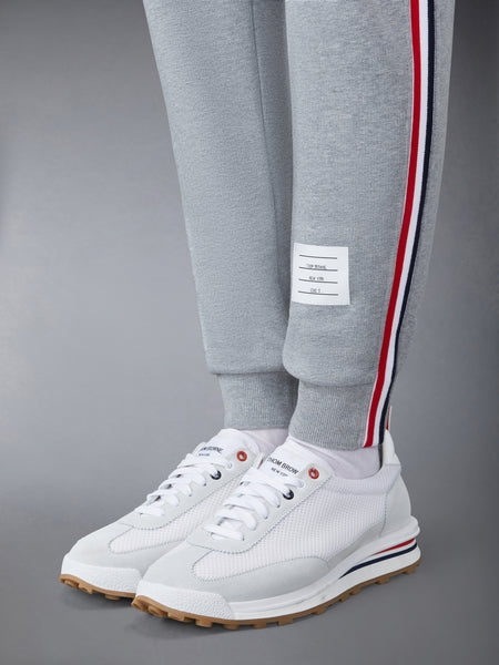 CLASSIC LOOPBACK STRIPE SWEATPANTS LT GREY