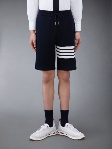WAFFLE 4-BAR SWEATSHORTS NAVY
