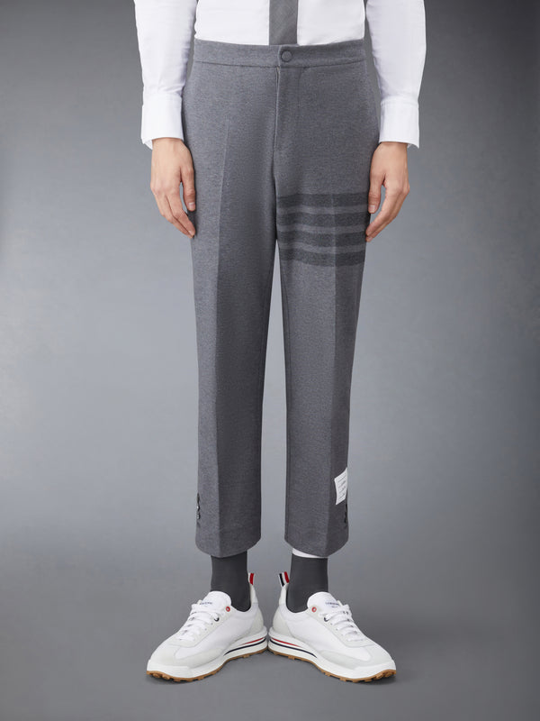DOUBLE FACE TECH TWILL SLIM TROUSERS - featured image