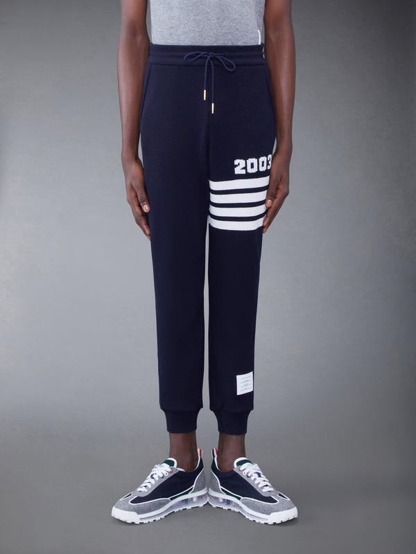 CASHMERE WAFFLE 2003 4-BAR SWEATPANTS - featured image