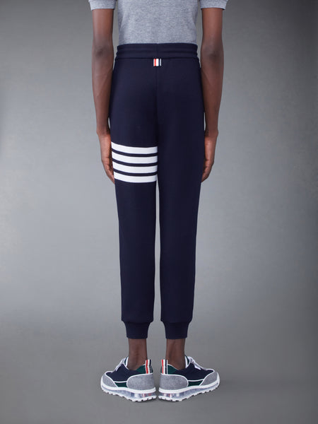 CASHMERE WAFFLE 2003 4-BAR SWEATPANTS NAVY