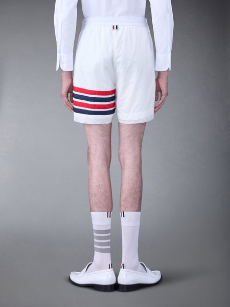 ULTRALIGHT RIPSTOP 4-BAR MID THIGH  SHORTS WHITE
