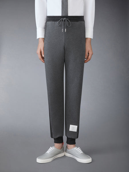 SOLID LOOPBACK JERSEY 4-BAR SWEATPANTS DARK GREY