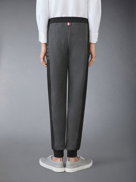SOLID LOOPBACK JERSEY 4-BAR SWEATPANTS DARK GREY