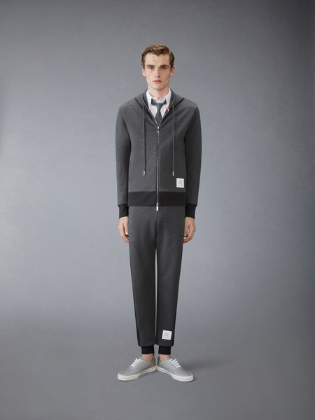 SOLID LOOPBACK JERSEY 4-BAR SWEATPANTS DARK GREY