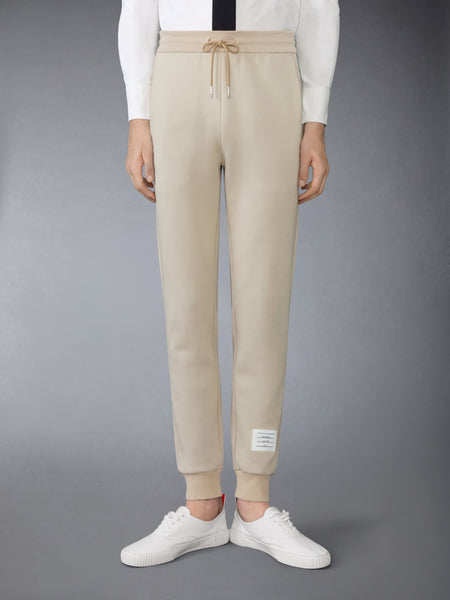 SOLID LOOPBACK JERSEY 4-BAR SWEATPANTS BEIGE