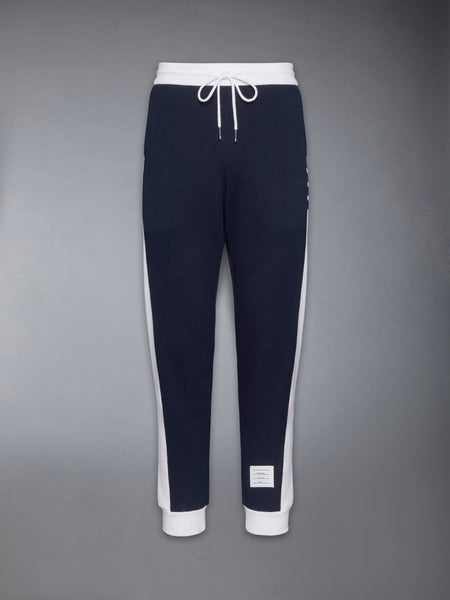SOLID LOOPBACK JERSEY 4-BAR SWEATPANTS NAVY