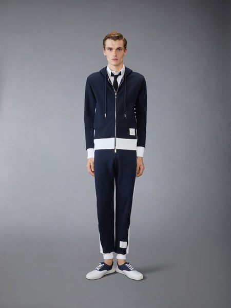 SOLID LOOPBACK JERSEY 4-BAR SWEATPANTS NAVY