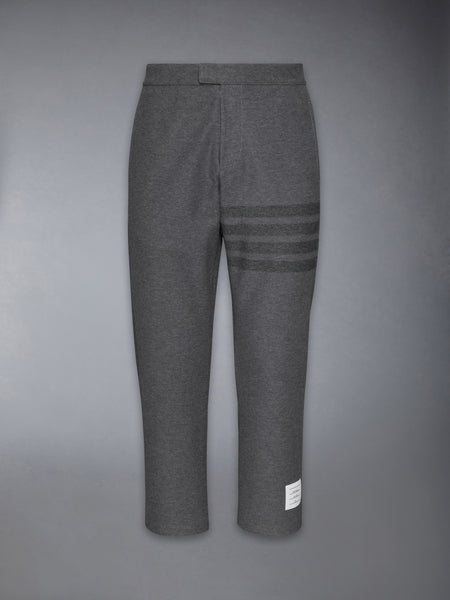 DOUBLE FACE TECH TWILL 4-BAR TROUSERS MED GREY