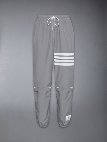RIPSTOP 4-BAR TRACK PANTS MED GREY
