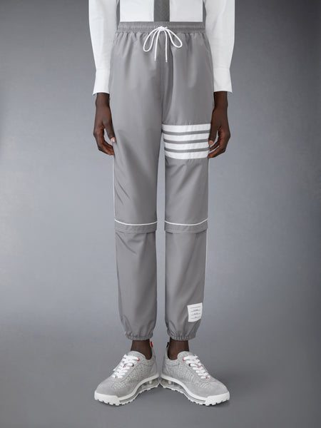 RIPSTOP 4-BAR TRACK PANTS MED GREY