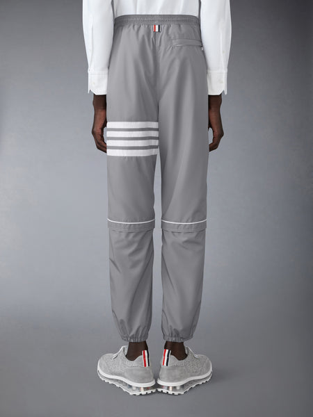 RIPSTOP 4-BAR TRACK PANTS MED GREY