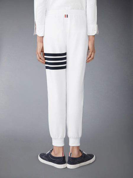 CLASSIC LOOPBACK 4-BAR SWEATPANTS WHITE /NAVY