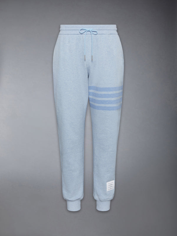 MELANGE BRUSHED LOOPBACK 4-BAR SWEATPANTS - featured image