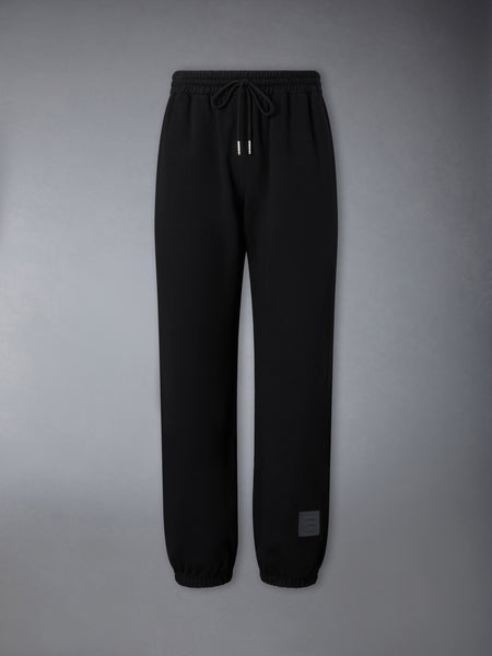 LOOPBACK JERSEY RELAXED SWEATPANTS BLACK