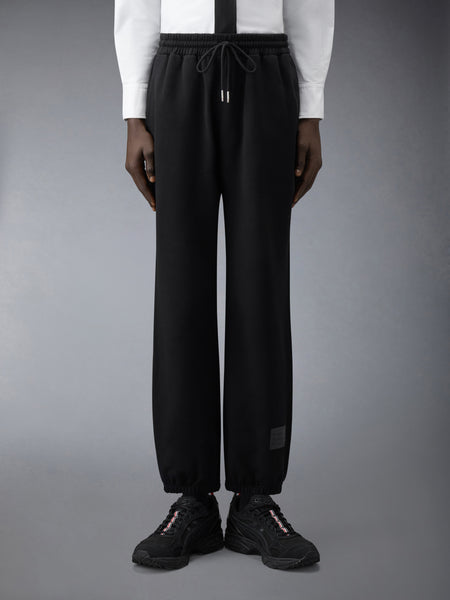 LOOPBACK JERSEY RELAXED SWEATPANTS BLACK