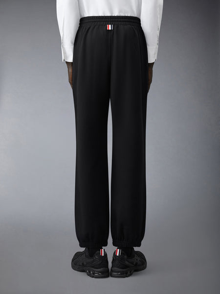 LOOPBACK JERSEY RELAXED SWEATPANTS BLACK