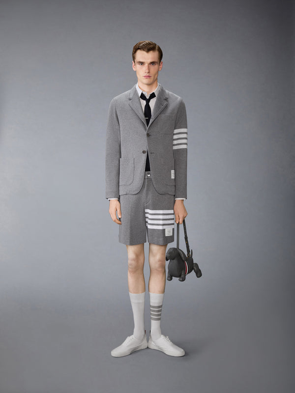 DOUBLE FACE KNIT 4-BAR BERMUDA SHORTS - image 3