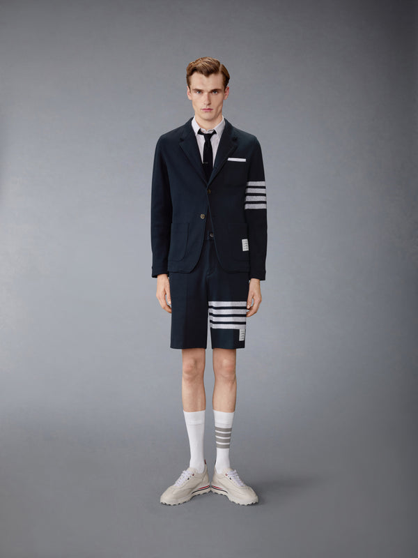 DOUBLE FACE KNIT 4-BAR BERMUDA SHORTS - image 3