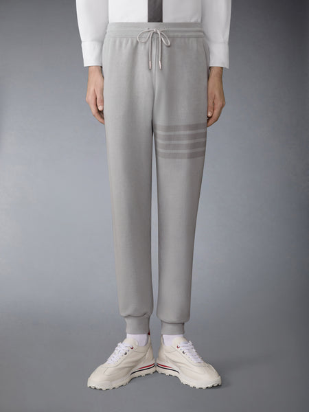 SOLID LOOPBACK OVERDYED 4-BAR SWEATPANTS LT GREY
