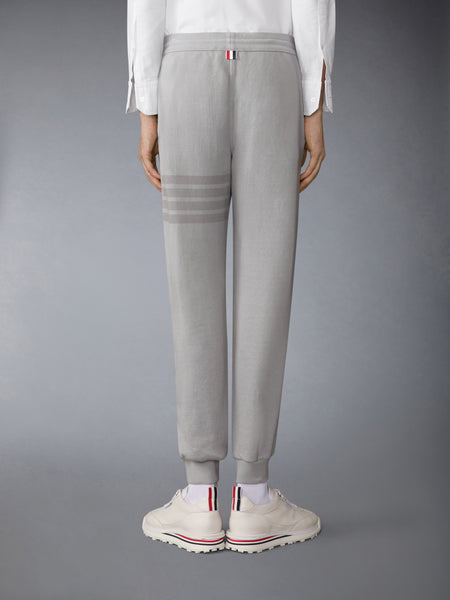 SOLID LOOPBACK OVERDYED 4-BAR SWEATPANTS LT GREY