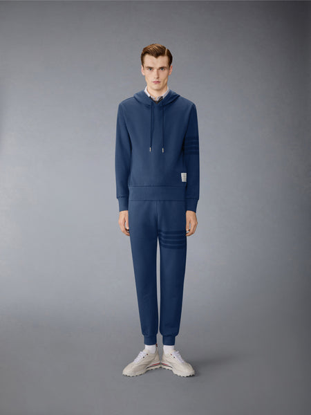 SOLID LOOPBACK OVERDYED 4-BAR SWEATPANTS NAVY