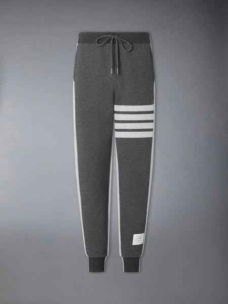LOOPBACK 4-BAR COLORBLOCK SWEATPANT DARK GREY / PALE GREY