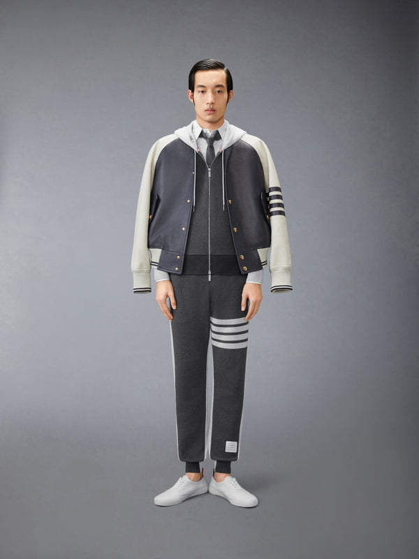 LOOPBACK 4-BAR COLORBLOCK ZIP UP HOODIE - image 3