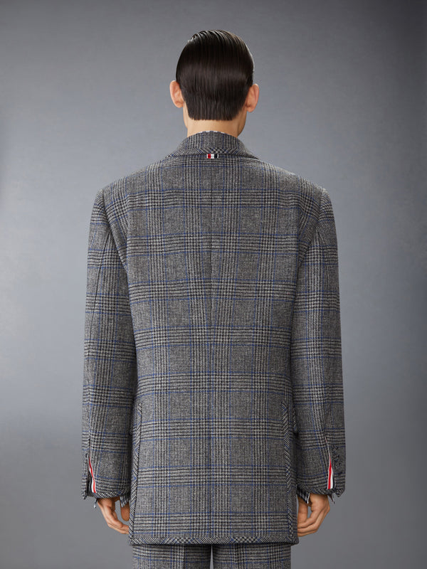 PRINCE OF WALES HUNTING TWEED BIRD APPLIQUE OVERSIZED JACKET - image 2