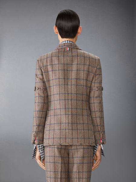 HUNTING TWEED ARMBAND SPORTCOAT DARK BROWN