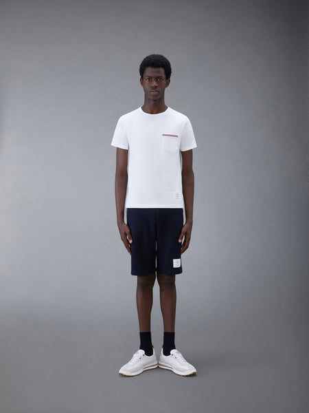 JERSEY RWB STRIPE POCKET TEE WHITE