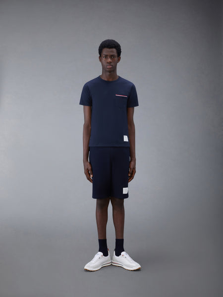 JERSEY RWB STRIPE POCKET TEE NAVY