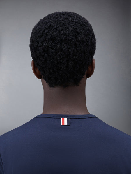 JERSEY RWB STRIPE POCKET TEE NAVY