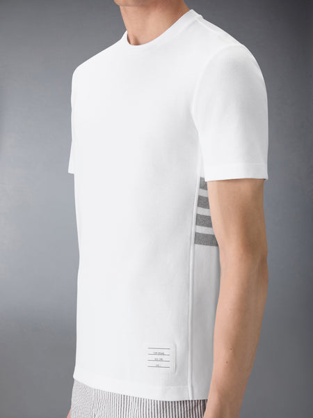 クラシック　ピケ 4-BAR Tシャツ 白