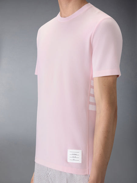クラシック　ピケ 4-BAR Tシャツ ライト ピンク