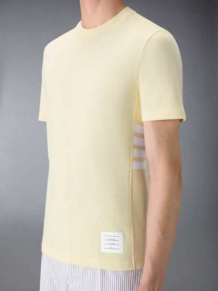 クラシック　ピケ 4-BAR Tシャツ 黄色