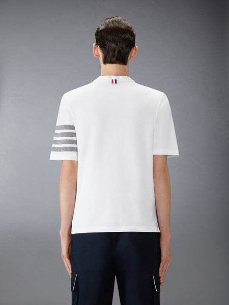 Jersey 4-Bar Short Sleeve Tee WHITE