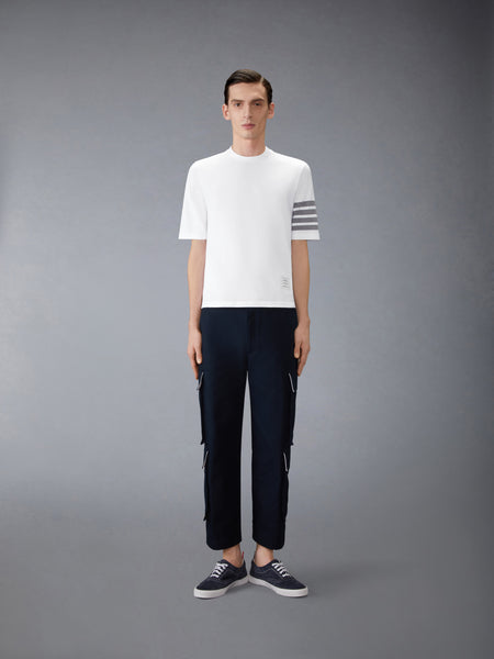 Jersey 4-Bar Short Sleeve Tee WHITE