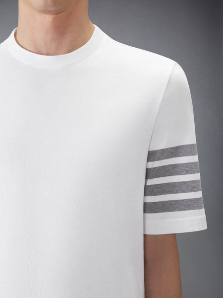 Jersey 4-Bar Short Sleeve Tee WHITE