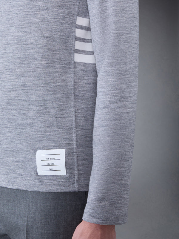 Wool Jersey 4-Bar Long Sleeve Tee - image 6