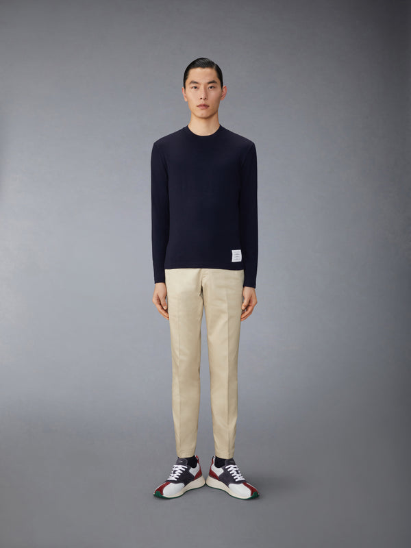 Wool Jersey 4-Bar Long Sleeve Tee - image 3