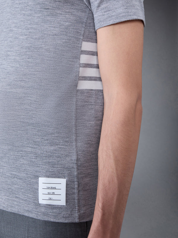 Wool Jersey 4-Bar Tee - image 4