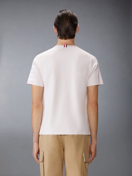 MILANO COTTON 4-BAR TEE LIGHT PINK